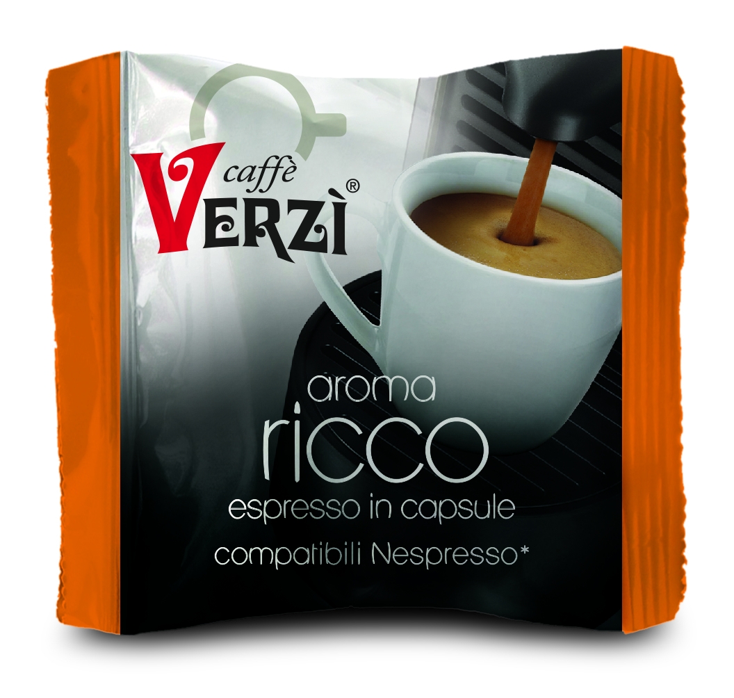 Verzì 100 Capsule Nespresso Compatibili Ricco Verzi Caffè