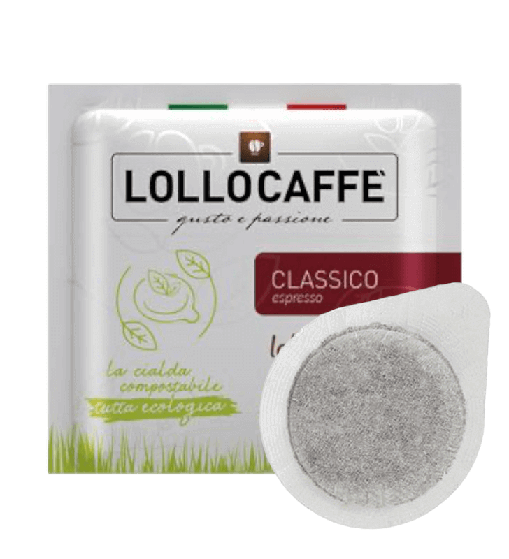 Lollo Caffè 400 Cialde Caffè Lollo Classico Carta Filtro ESE 44 mm