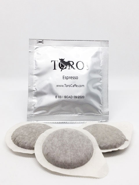 Caffè Toro 150 Cialde ESE Toro Espresso in Carta Filtro 44mm