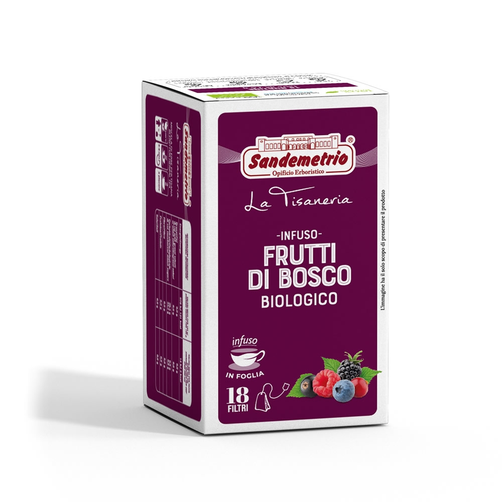Sandemetrio 18 Filtri di Infuso ai Frutti di Bosco BIO