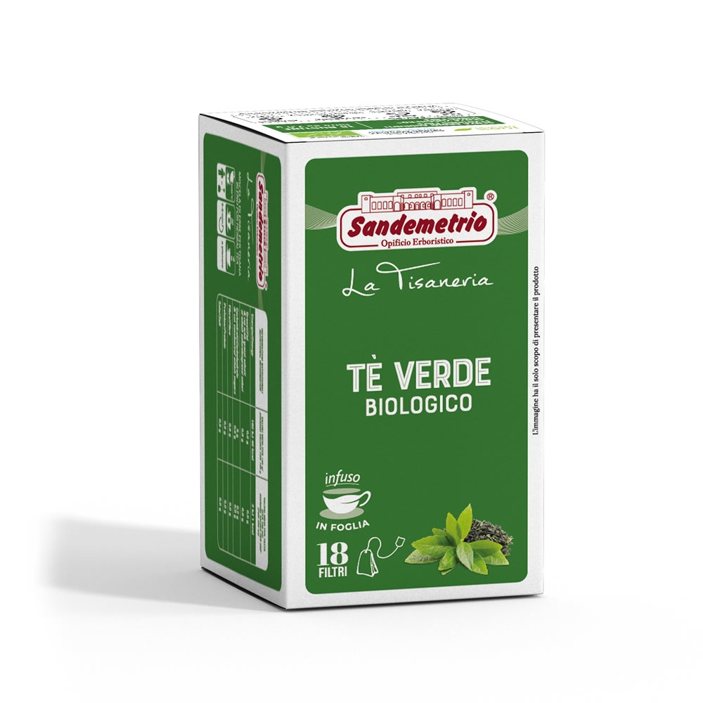 Sandemetrio 18 Filtri di Te Verde BIO