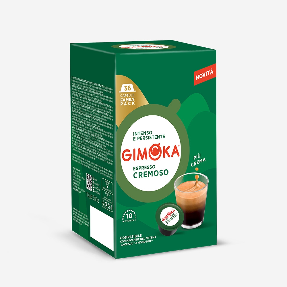 Gimoka 36 Capsule Cremoso A Modo Mio Compatibili