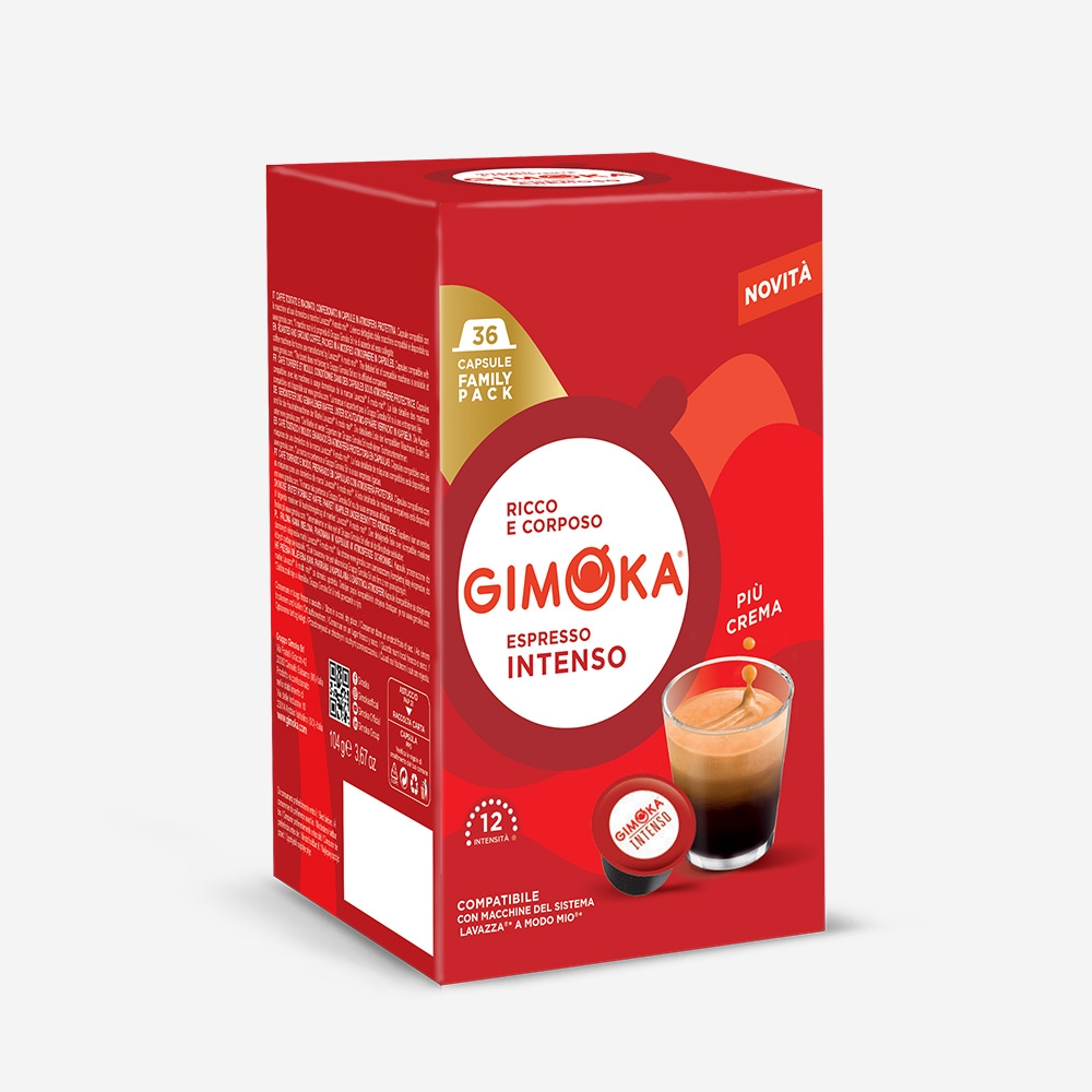 Gimoka 36 Capsule Intenso A Modo Mio Compatibili