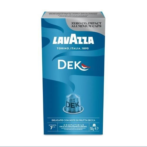 Lavazza 30 Capsule Qualità Dek Compatibili Nespresso int 7 Alluminio