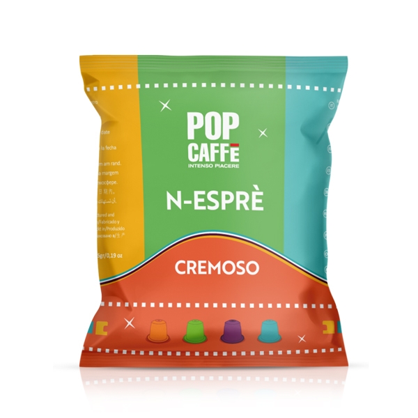 Pop 100 Capsule Caffè Compatibili Nespresso N-Esprè Cremoso .2