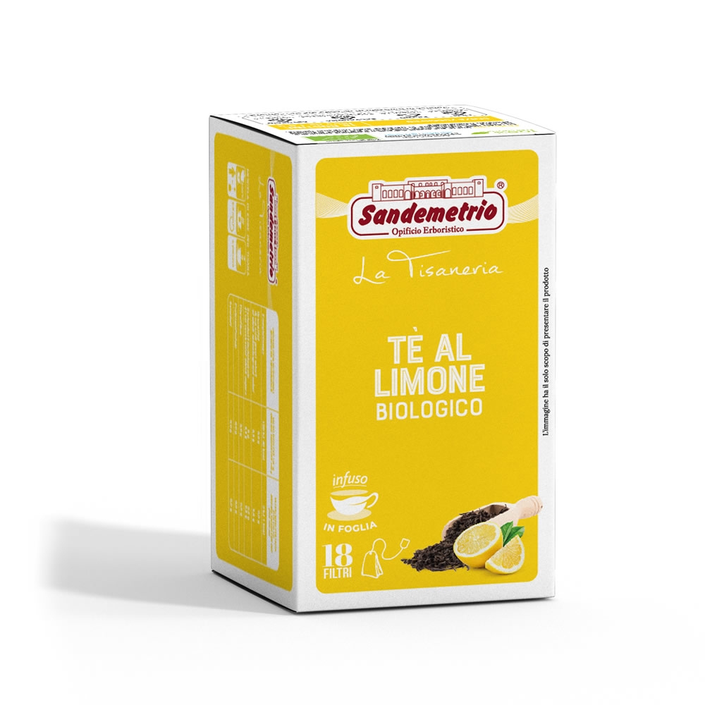 Sandemetrio 18 Filtri di Lemon Black Tea BIO