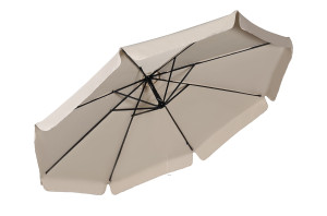 Poszycie czaszy parasola ogrodowego - 8 żeber - 100% wodoodporny, grubszy poliester 200 g/m² - zamiennik - ∅ 300 cm - beż