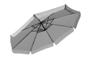 Poszycie czaszy parasola ogrodowego 8 żeber - ∅ 300 cm - impregnowane - zamiennik - szare