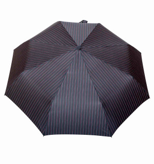 Parasol  SuperAutomatuczny  Carbon Steel 80km/h - Prążki : wzór - prążki na czarnym | Parasolka Męska | dla mężczyzny