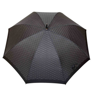Parasol Męski Długi Klasyczny ze Wzorem - Mozaika 3D : wzór - mozaika 3D - czerń | Parasole męskie | Parasole męskie długie