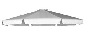 Poszycie czaszy parasola ogrodowego 8 żeber - ∅ 350 cm - impregnowane - zamiennik - biały