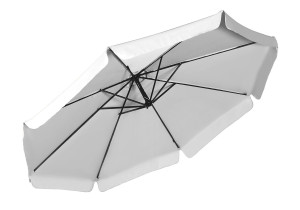 Poszycie czaszy parasola ogrodowego 8 żeber - ∅ 300 cm - impregnowane - zamiennik - białe