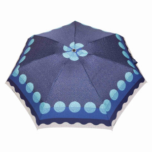 Parasolka Kieszonkowa Mini 7 - Cętki : wzór - cętki granatowe | Parasolki damskie | Parasole dla kobiet
