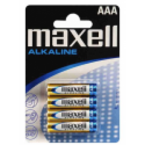 Bateria alkaiczna Maxell, LR3, AAA, 4 sztuki