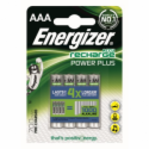 Akumulator Energizer Power Plus, AAA, HR03, 4 sztuki, 417005