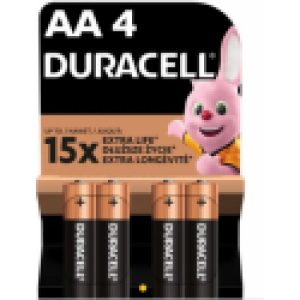 Bateria alkaiczna Duracell, LR6, AA , 4 sztuki