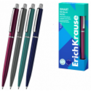 Długopis Erich Krause Smart, Metalic, automatyczny, wkład niebieski, 61095