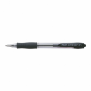 Długopis automatyczny Pilot, Super Grip, 0.7 mm, czarny
