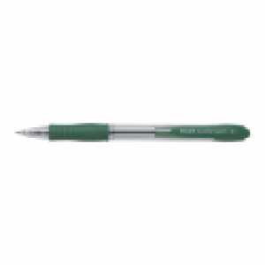 Długopis automatyczny Pilot, Super Grip, 0.7 mm, zielony