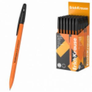 Długopis Erich Krause R-301, Orange, wkład czarny, 43195