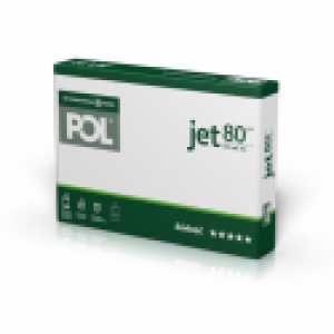 Papier ksero Poljet A4, 80g/m2, 500 arkuszy, biały