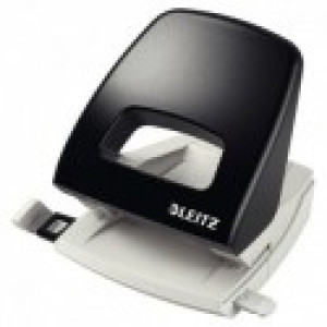 Dziurkacz Leitz 5005, do 25 kartek, czarny