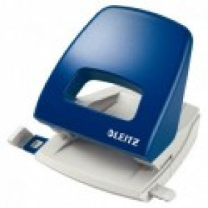 Dziurkacz Leitz 5005, do 25 kartek, niebieski