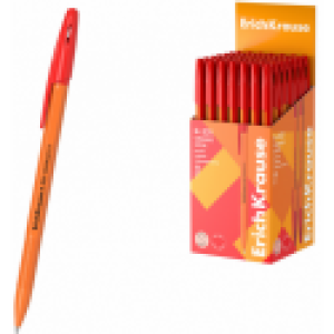 Długopis Erich Krause R-301, Orange, wkład czerwony, 43196
