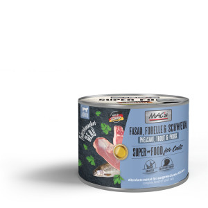 MACs Cat Feinschmecker Fasan, Forelle & Schwein getreidefrei 200 g Dose