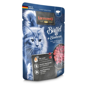Leonardo FINEST SELECTION Büffel & Blaubeeren 85 g (Frischebeutel)