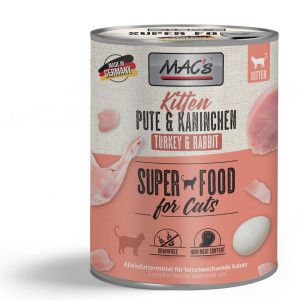 MAC's Cat Kitten Pute & Kaninchen getreidefrei 800 g Dose