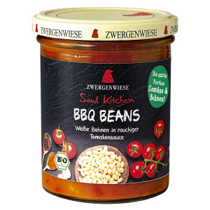 NEU Zwergenwiese BIO Soul Soul Kitchen BBQ Beans 370 g