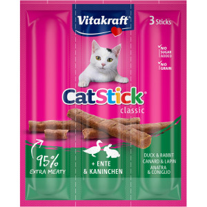 Vitakraft Cat Sticks Ente & Kaninchen 3 x 18 g