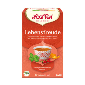 Yogi Tea BIO Kräuterteemischung Lebensfreude 17 Teebeutel