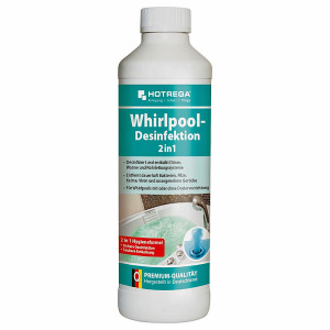 Hotrega Whirlpool Desinfektion 500 ml (2 in 1: wirksam gegen Keime, beseitigt Kalk)