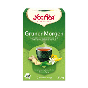 Yogi Tea BIO Ayurvedische Jasminteemischung Grüner Morgen 17 Teebeutel