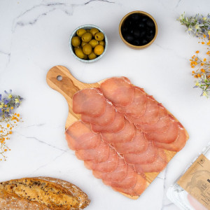 Schab wieprzowy dojrzewający Deska 250 g – klasyczne wędliny