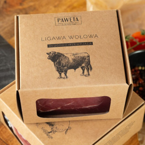 Ligawa wołowa w kawałku 350 g – pakowana próżniowo, premium kawałek do krojenia i kulinarnych inspiracji