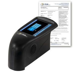 PCE Instruments Brillómetro PCE-GM 60Plus-ICA incl. certificado de calibración ISO