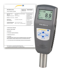 PCE Instruments Durómetro PCE-DDA 10-ICA incl. certificado de calibración ISO