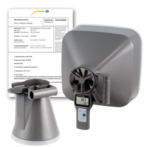 PCE Instruments Anemómetro PCE-VA 20-SET-ICA incl. certificado de calibración ISO