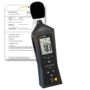 PCE Instruments Sonómetro PCE-322A-ICA incl. certificado de calibración ISO