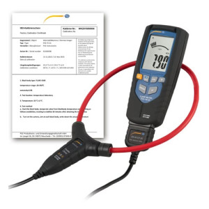 PCE Instruments Pinza amperimétrica PCE-CM 40-ICA incl. certificado de calibración ISO
