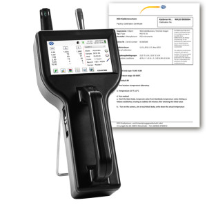 PCE Instruments Contador de partículas PCE-PQC 10EU incl. certificado de calibración
