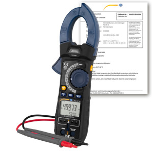 PCE Instruments Pinza amperimétrica PCE-DC 50-ICA incl. certificado ISO