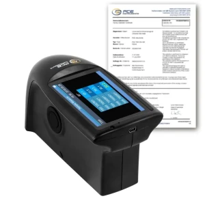 PCE Instruments Brillómetro PCE-PGM 60-ICA incl. certificado de calibración ISO