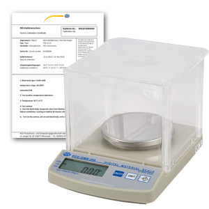 PCE Instruments Balanza de laboratorio PCE-DMS 200-ICA incl. certificado de calibración ISO
