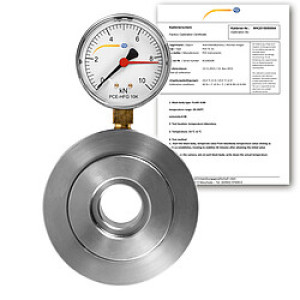 PCE Instruments Dinamómetro hidráulico PCE-HFG 1K-ICA incl. certificado de calibración ISO