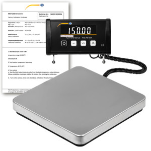PCE Instruments Balanza para inventario PCE-PB 150N-ICA incl. certificado de calibración ISO