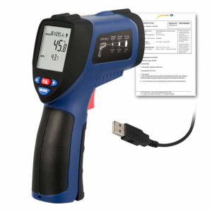 PCE Instruments Pirómetro PCE-890U-ICA incl. certificado de calibración ISO